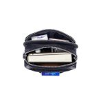 Δερμάτινο Ανδρικό Τσαντάκι Ώμου Bull Captain DJB 09 Μαύρο | Compact Μέγεθος με 5 Εξωτερικές Θήκες