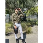 Δερμάτινο Ανδρικό Τσαντάκι Ώμου Bull Captain DJB 222 Μαύρο – Vintage με 6 Θήκες Φερμουάρ