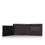 Δερμάτινο Ανδρικό Πορτοφόλι Guy Laroche 38107 Dark Brown | RFID Προστασία, Κρυφό Φερμουάρ & 3 Θέσεις Μετρητών