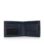 Δερμάτινο Ανδρικό Πορτοφόλι Guy Laroche 38107 Μπλε | RFID Προστασία, Κρυφό Φερμουάρ & 3 Θέσεις Μετρητών