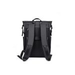 Σακίδιο Rolltop RCM 4608 Μαύρο 20L | 100% Αδιάβροχο | Urban Backpack με Αντικλεπτική Τσέπη & Unisex