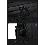 Αδιάβροχο Σακίδιο Πλάτης Bange FW225 Μαύρο 30L | Εργονομική Πλάτη & Θήκη Laptop 15.6” για Πόλη & Πεζοπορία