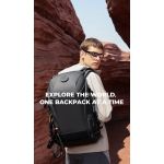 Αδιάβροχο Σακίδιο Πλάτης Bange FW226 Μαύρο 30L Laptop 15.6” με Velcro Design | Πολυμορφικό Σακίδιο Ταξιδιού & Γραφείου