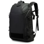 Αδιάβροχο Σακίδιο Πλάτης Bange FW226 Μαύρο 30L Laptop 15.6” με Velcro Design | Πολυμορφικό Σακίδιο Ταξιδιού & Γραφείου