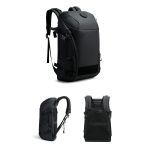 Αδιάβροχο Σακίδιο Πλάτης Bange FW226 Μαύρο 30L Laptop 15.6” με Velcro Design | Πολυμορφικό Σακίδιο Ταξιδιού & Γραφείου