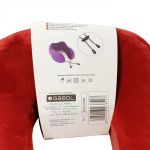 Ανατομικό Μαξιλάρι Ταξιδιού Gabol 800037 Κόκκινο - U-Shaped, με Memory Foam - Ιδανικό για Αεροπλάνο