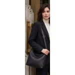 Καθημερινή Μαύρη Γυναικεία Τσάντα AMALIA 67667 με Διπλό Εσωτερικό Χώρο