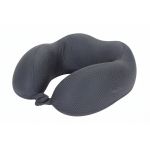 Μαξιλαράκι Ταξιδίου Memory Foam Diplomat ACPIL3 Γκρι | Ιδανικό για Αεροπλάνο με Κλιπ Μεταφοράς