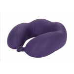 Μαξιλαράκι Ταξιδίου Memory Foam Diplomat ACPIL3 Μωβ | Ιδανικό για Αεροπλάνο με Κλιπ Μεταφοράς