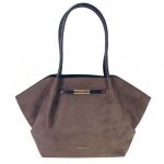 Μεγάλη Τσάντα Χειρός & Ώμου AMALIA NSY6929-85 (46x28x12cm) Dark-Brown