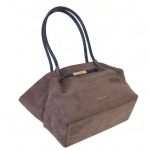 Μεγάλη Τσάντα Χειρός & Ώμου AMALIA NSY6929-85 (46x28x12cm) Dark-Brown