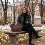Μεγάλη Τσάντα Χειρός & Ώμου AMALIA NSY6929-85 (46x28x12cm) Dark-Brown