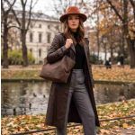 Μεγάλη Τσάντα Χειρός & Ώμου AMALIA NSY6929-85 (46x28x12cm) Dark-Brown