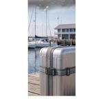 Ιμάντας Σύσφιξης Βαλίτσας RCM TH1008 Γκρι-Μπλε | Ρυθμιζόμενος με Κλιπ | Φάρδους 5cm για Απόλυτη Σταθερότητα