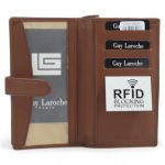 Δερμάτινο Γυναικείο Πορτοφόλι Guy Laroche 23916 Καφέ με RFID Προστασία – Premium Ποιότητα – Πολυτέλεια & Ασφάλεια