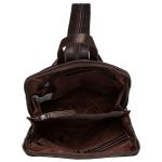 Γυναικείο Δερμάτινο Σακίδιο Πλάτης Chesterfield Amanda C58.014701 Καφέ | Κομψό & Premium Backpack