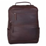 Δερμάτινο Επαγγελματικό Σακίδιο Πλάτης Chesterfield Philippe C58.700301 Καφέ – Premium Wax Pull Up Δέρμα – Unisex & Elegant