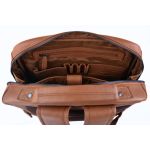 Δερμάτινο Επαγγελματικό Σακίδιο Πλάτης Chesterfield Philippe C58.700331 Κονιάκ – Premium Wax Pull Up Δέρμα – Unisex & Elegant