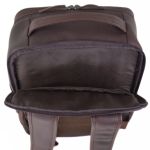 Δερμάτινο Επαγγελματικό Σακίδιο Πλάτης Chesterfield Soraja C58.700001 Καφέ – με 3 Διαμερίσματα & Wax Pull-Up Δέρμα