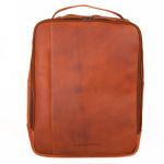 Δερμάτινο Επαγγελματικό Σακίδιο Πλάτης Chesterfield Soraja C58.700031 Κονιάκ – με 3 Διαμερίσματα & Wax Pull-Up Δέρμα