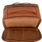 Δερμάτινο Επαγγελματικό Σακίδιο Πλάτης Chesterfield Soraja C58.700031 Κονιάκ – με 3 Διαμερίσματα & Wax Pull-Up Δέρμα