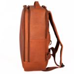 Δερμάτινο Επαγγελματικό Σακίδιο Πλάτης Chesterfield Soraja C58.700031 Κονιάκ – με 3 Διαμερίσματα & Wax Pull-Up Δέρμα