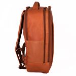 Δερμάτινο Επαγγελματικό Σακίδιο Πλάτης Chesterfield Soraja C58.700031 Κονιάκ – με 3 Διαμερίσματα & Wax Pull-Up Δέρμα