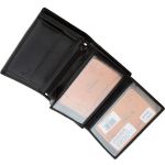 Ανδρικό Δερμάτινο Πορτοφόλι Lavor 1-3315 Μαύρο με RFID Προστασία  - Κομψό & Πρακτικό