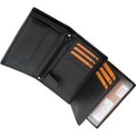Ανδρικό Δερμάτινο Πορτοφόλι Lavor 1-3315 Μαύρο με RFID Προστασία  - Κομψό & Πρακτικό