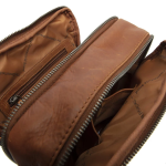 Δερμάτινο Τσαντάκι Ώμου Chesterfield Alva C48.095531 Κονιάκ – Premium Pull-Up Δέρμα με Πολλαπλές Θήκες
