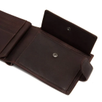 Ανδρικό Δερμάτινο Πορτοφόλι Chesterfield C08.051201 Καφέ Curtis με RFID Προστασία – Δέρμα Wax Pull Up