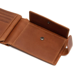 Ανδρικό Δερμάτινο Πορτοφόλι Chesterfield C08.051231 Κονιάκ Curtis με RFID Προστασία – Δέρμα Wax Pull Up
