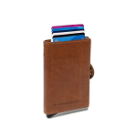 Δερμάτινη Μεταλλική Καρτοθήκη Chesterfield Francis C08.051031 Κονιάκ – με Προστασία RFID