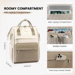 Γυναικείο Σακίδιο LOVEVOOK MB2020 Beige/Khaki με USB για Laptop 15.6”