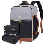 Γυναικείο Σακίδιο Ταξιδίου Καμπίνας Lovevook MB2112 Black/Gray 40lt