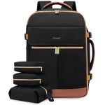 Γυναικείο Σακίδιο Ταξιδίου Καμπίνας Lovevook MB2112 Black/Brown 40lt