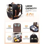 Γυναικείο Σακίδιο Ταξιδίου Καμπίνας Lovevook MB2112 Black/Brown 40lt