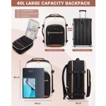 Σακίδιο Πλάτης Καμπίνας LOVEVOOK MB2141 Black/White 40L / 17,3″