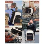 Σακίδιο Πλάτης Καμπίνας LOVEVOOK MB2141 Black/White 40L / 17,3″