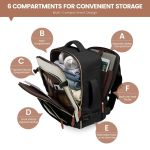 Σακίδιο Πλάτης Καμπίνας LOVEVOOK MB2213 Μαύρο 40L με USB