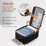 Σακίδιο Πλάτης Καμπίνας LOVEVOOK MB2213 Μαύρο 40L με USB