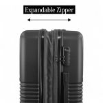 Μεγάλη Βαλίτσα RAIN Traveller RB80144-28 75cm Dark Grey | Σκληρή ABS 110L, για 23kg+ Check-in | 4 Διπλές Ρόδες