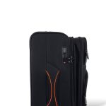 Μεγάλη Βαλίτσα 79x46x32 Υφασμάτινη Diplomat Venice ZC6101-L Μαύρο – Premium 100L | Ιδανική για 23-32 Κιλά με 4 Ρόδες