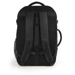 Σακίδιο Ταξιδίου Καμπίνας Gabol Canada 125227 55cm Μαύρο – 100% Αδιάβροχο με Επέκταση 38.5/44L