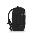 Σακίδιο Ταξιδίου/Χειραποσκευή 39x27x18 Gabol Week Eco 122326 Μαύρο Underseat – 19L, Ιδανικό για Όλες τις Αεροπορικές