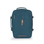 Σακίδιο Ταξιδίου/Χειραποσκευή 39x27x18 Gabol Week Eco 122326 Πετρόλ Underseat – 19L, Ιδανικό για Όλες τις Αεροπορικές