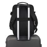 Σακίδιο Ταξιδίου/Χειραποσκευή 39x27x18 Gabol Week Eco 122326 Μαύρο Underseat – 19L, Ιδανικό για Όλες τις Αεροπορικές