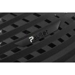 Premium Βαλίτσα Καμπίνας 55x39x20 Πολυπροπυλένιο Paulter 2729/20 Μαύρο | Επέκταση & 4 Διπλοί Τροχοί