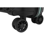 Premium Βαλίτσα Καμπίνας 55x39x20 Πολυπροπυλένιο Paulter 2729/20 Μαύρο | Επέκταση & 4 Διπλοί Τροχοί