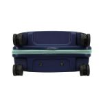 Premium Βαλίτσα Καμπίνας 55x39x20 Πολυπροπυλένιο Paulter 2729/20 Μπλε | Επέκταση & 4 Διπλοί Τροχοί